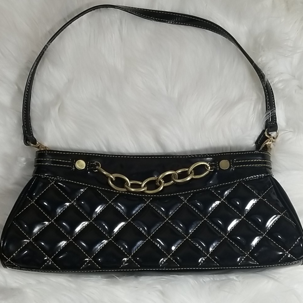 Maxx New York Tufted Black Gold bag purse
